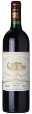 Château Margaux, Margaux, 1er Cru Classé, Bordeaux, France 2000